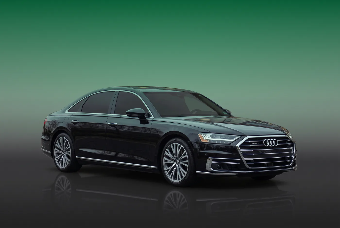 Black Audi A8