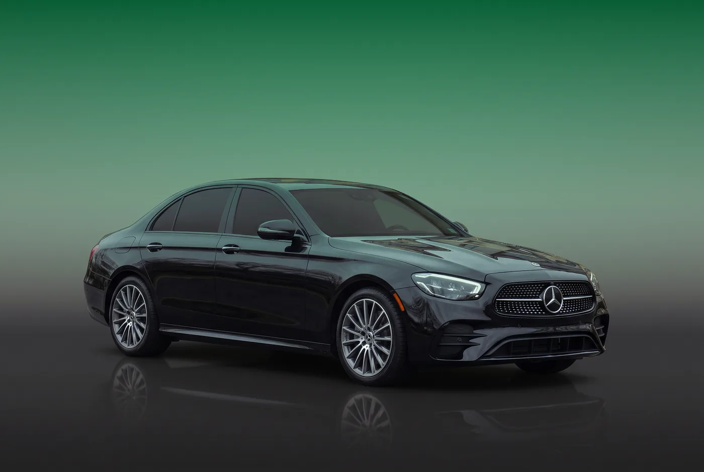 Black Mercedes-Benz E-Class