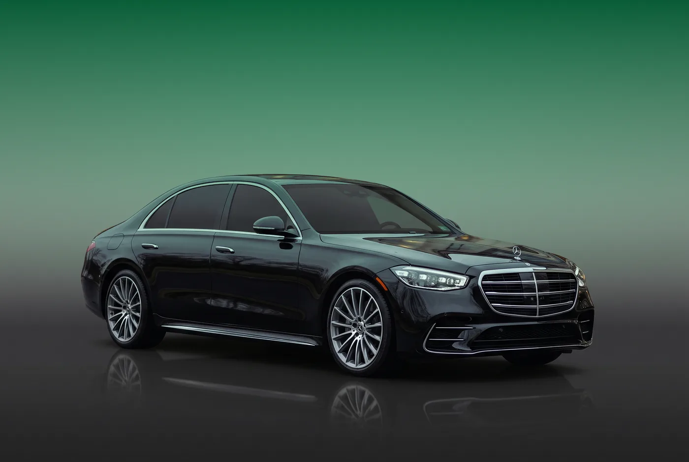 Black Mercedes-Benz S-Class
